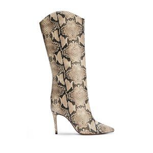 SCHUTZ MARYANA SNAKESKIN BOOTS